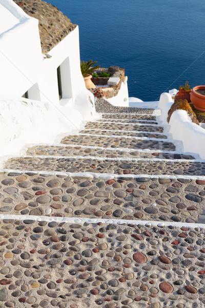 ストックフォト: 美しい · 細部 · サントリーニ · 島 · ギリシャ · 急