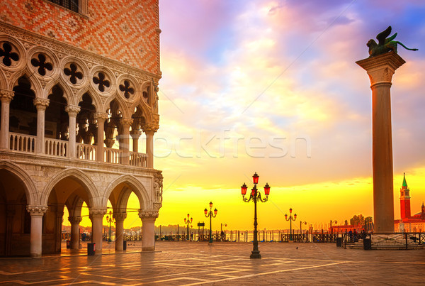 Doge palace, Venice, Italy Stock photo © neirfy