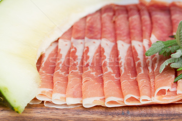 platter of ham Stock photo © neirfy