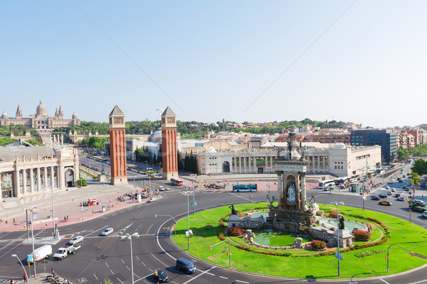 Square of Spain, Barcelona Stock photo © neirfy