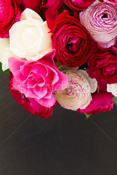 Rose fleurs fraîches rose étroite [[stock_photo]] © neirfy