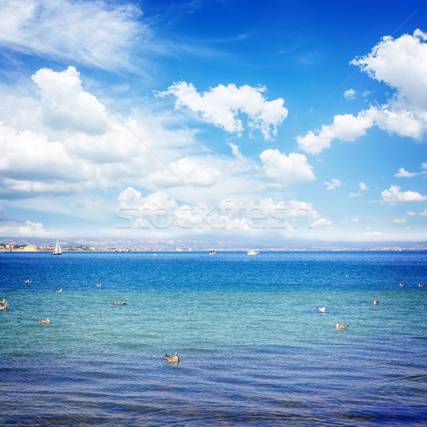 Stok fotoğraf: Deniz · manzarası · mavi · okyanus · güzel · akdeniz