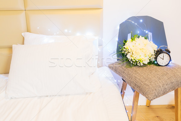 bedroom interior closeup Stock photo © neirfy