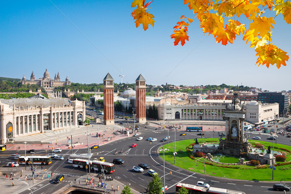 Square of Spain, Barcelona Stock photo © neirfy