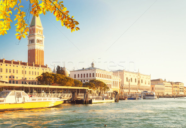 San Marco square waterfront, Venice Stock photo © neirfy