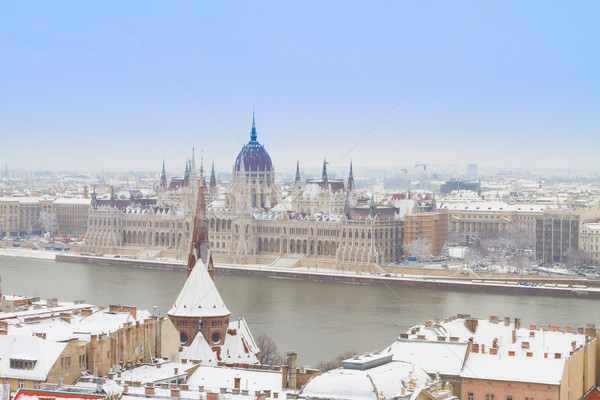 house of  parliament, Budapest, Hungary Stock photo © neirfy