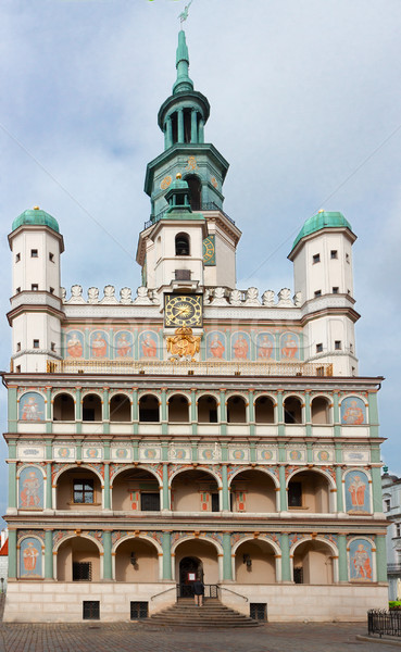 town hall of Poznan, Poland Stock photo © neirfy