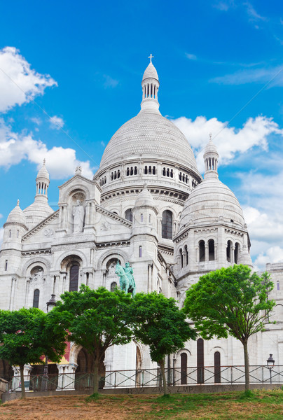 Templom Párizs világ híres tavasz Franciaország Stock fotó © neirfy