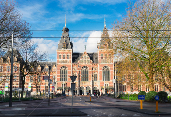 雕像 阿姆斯特丹 街頭 春天 荷蘭 商業照片 © neirfy
