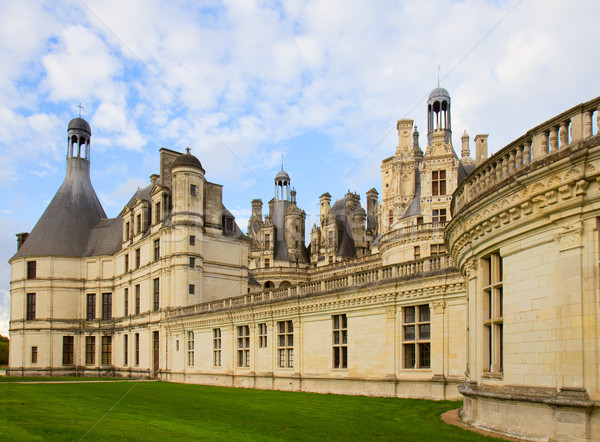 Chambord castle close up, France Stock photo © neirfy