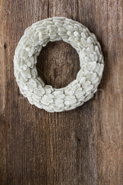 Easter catkins wreath Stock photo © neirfy