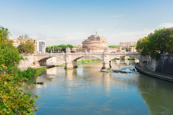 castle st. Angelo, Rome, Italy Stock photo © neirfy