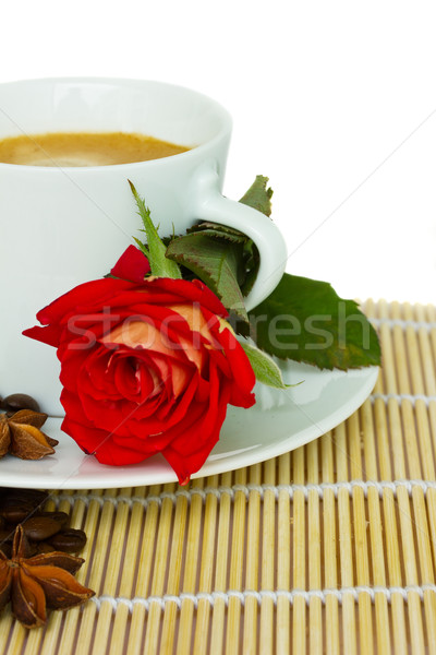 cup of caffee for breakfast Stock photo © neirfy