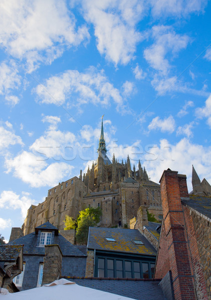 Abbey  of Mont Saint Michel, France Stock photo © neirfy