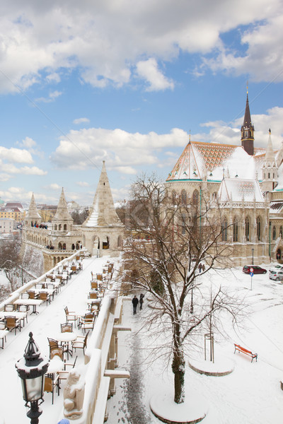 Fisherman's Bastion, Budapest Stock photo © neirfy