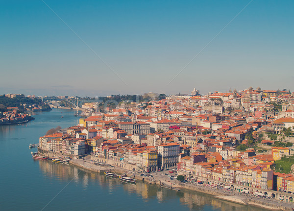 hill with old town of Porto, Portugal Stock photo © neirfy