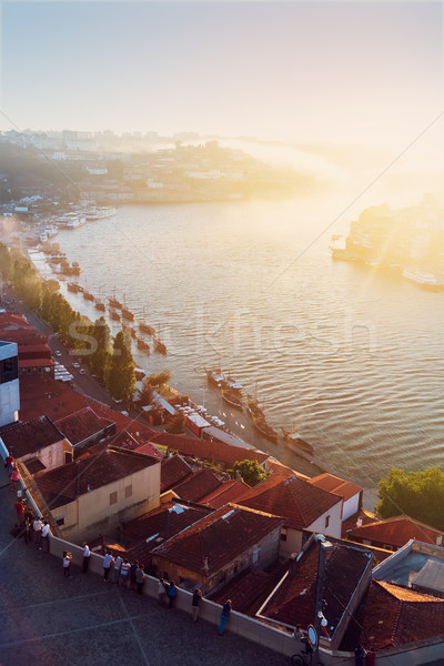 hill with old town of Porto, Portugal Stock photo © neirfy
