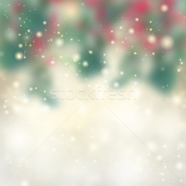 chrismas  background with sparkles Stock photo © neirfy