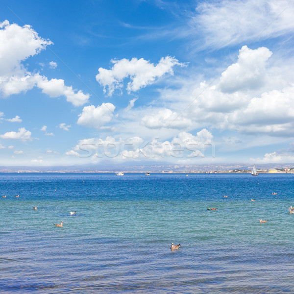 Paesaggio marino blu Ocean bella mediterraneo Foto d'archivio © neirfy