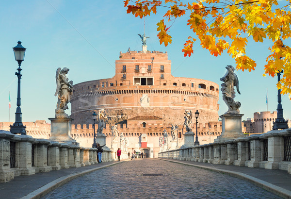  castle st. Angelo, Rome, Italy Stock photo © neirfy