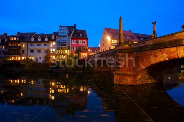 Old town of Nuremberg, Germany Stock photo © neirfy