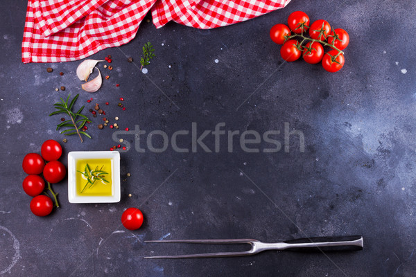 Stock photo: Food background with spices