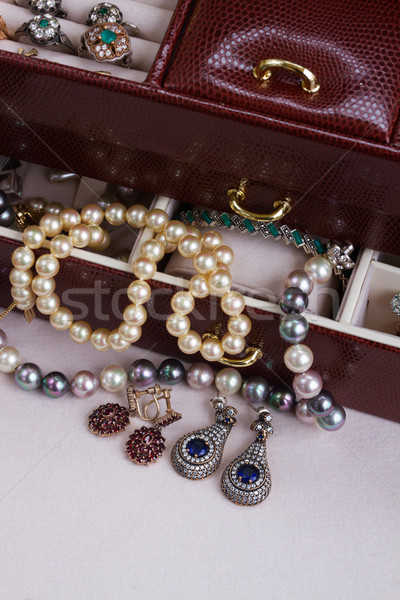 Jewellery in box Stock photo © neirfy