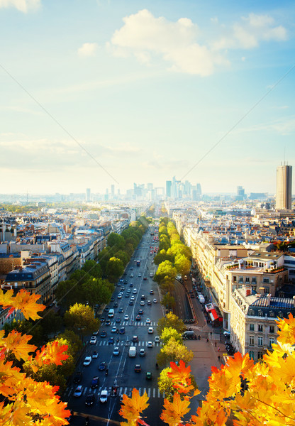 Skyline la quartiere città giorno Foto d'archivio © neirfy