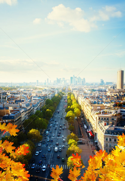 Skyline la défense district ville jour [[stock_photo]] © neirfy