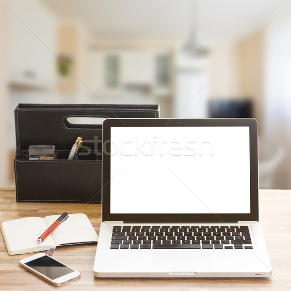 Modern working place Stock photo © neirfy
