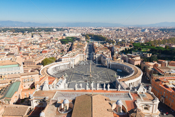 Saint Peter's Square, Vatican, Rome, Italy Stock photo © neirfy