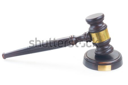 Wooden Law Gavel Stock photo © neirfy