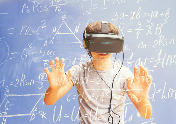 Stock photo: virtual learning concept