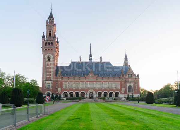 palace of peace in The Hague Stock photo © neirfy