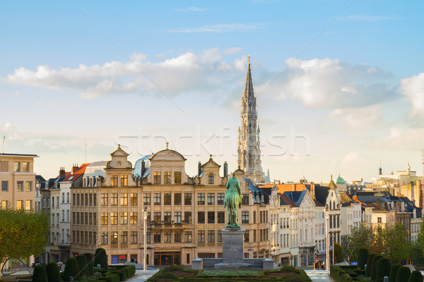 Brussels cityscape Stock photo © neirfy