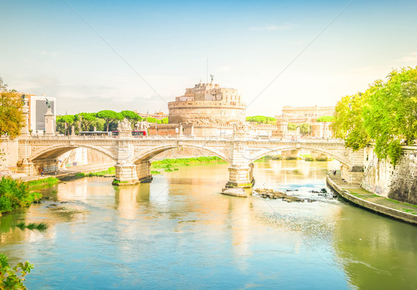 castle st. Angelo, Rome, Italy Stock photo © neirfy