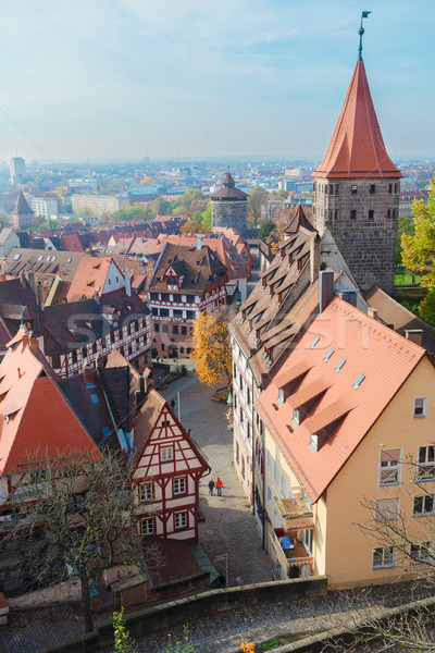 Old town of Nuremberg, Germany Stock photo © neirfy