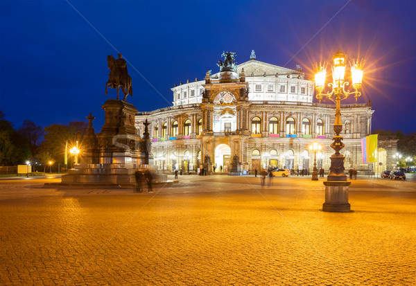 Opera house of Dresden, Germany Stock photo © neirfy