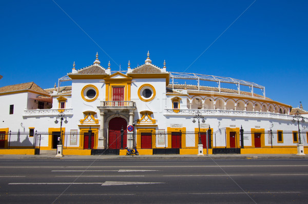The bull arena of Seville, Spain Stock photo © neirfy
