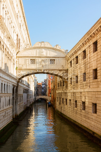 ストックフォト: 橋 · ヴェネツィア · イタリア · 運河 · 建物 · 市