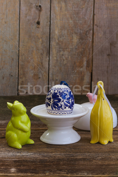 easter egg in holder Stock photo © neirfy
