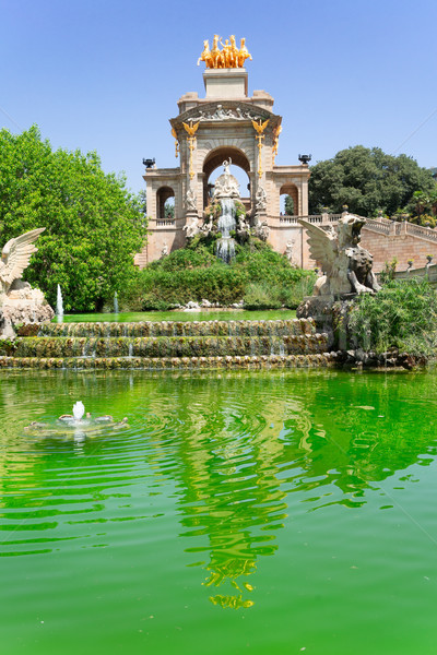 [[stock_photo]]: Parc · la · célèbre · Barcelone · Espagne