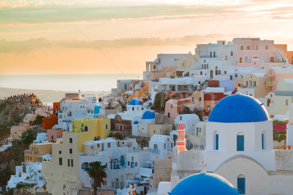 Oia, traditional greek village Stock photo © neirfy