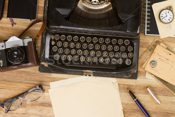 typewriter on table Stock photo © neirfy