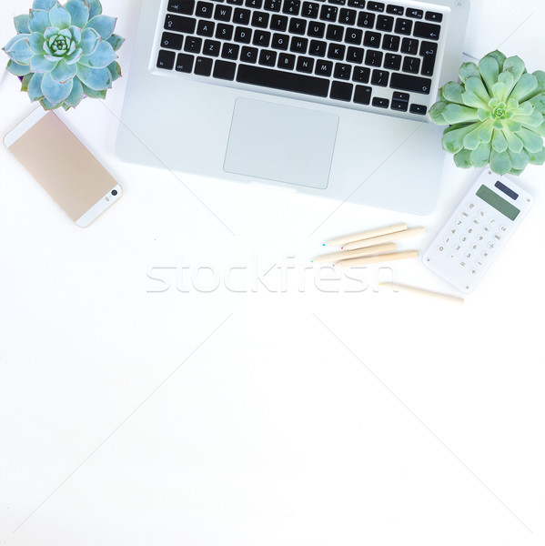 Stock photo: Offise desktop scene