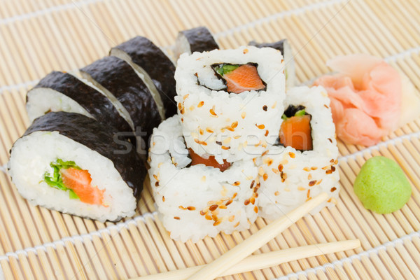 japaneese sushi Stock photo © neirfy