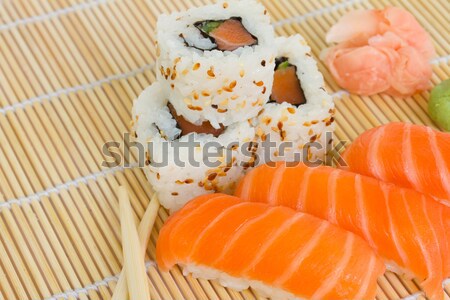 japaneese sushi Stock photo © neirfy