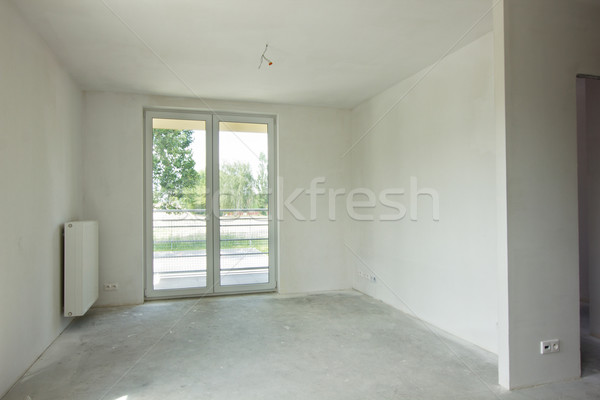 Vacío blanco habitación interior nuevos Foto stock © neirfy