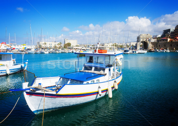 old port of Heraklion, Crete, Greece Stock photo © neirfy