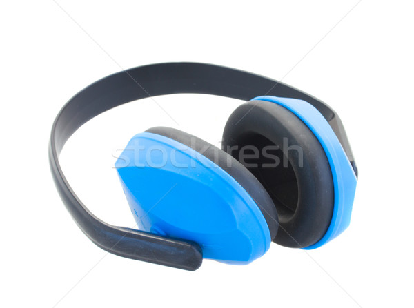 Hearing protection yellow ear muffs Stock photo © neirfy